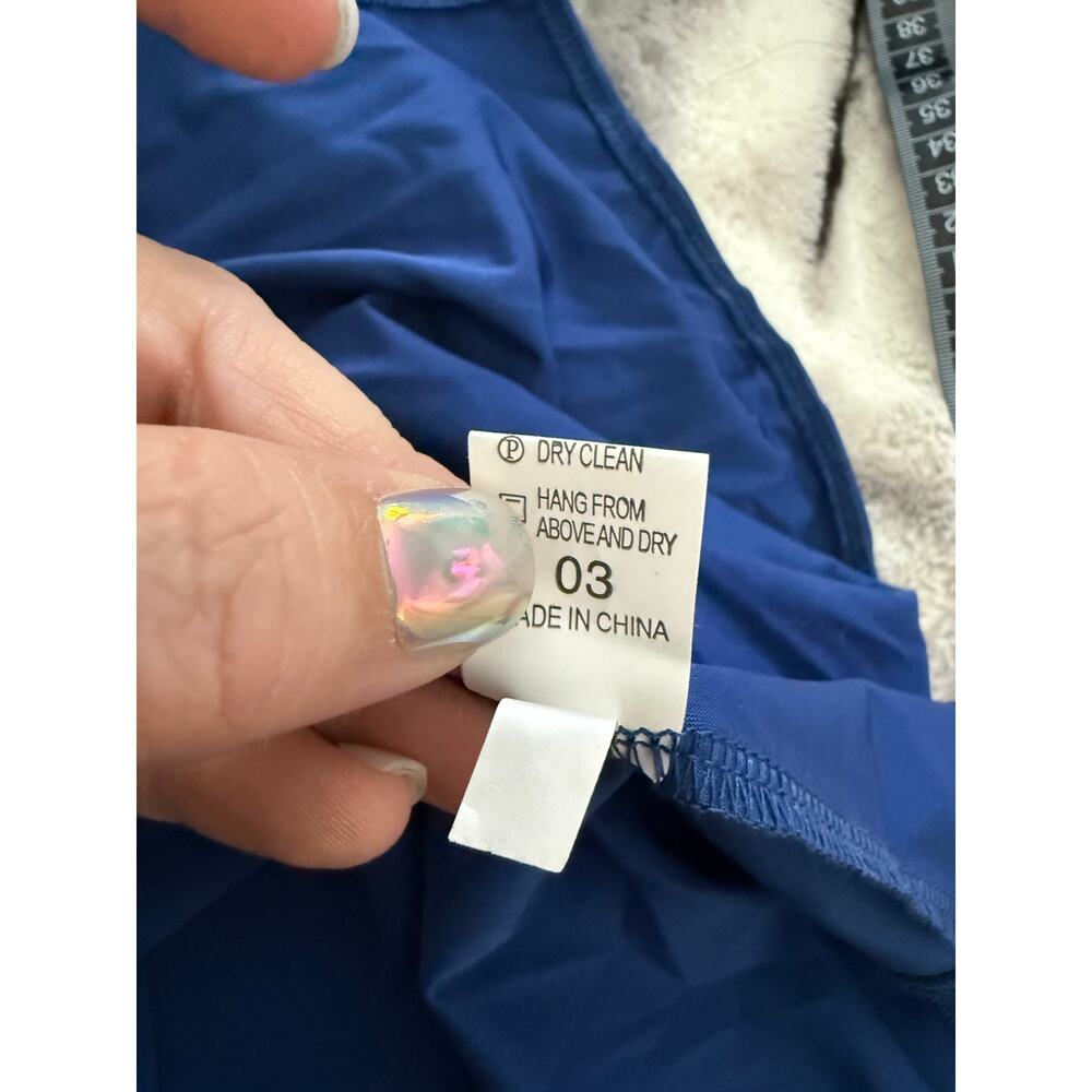 Form Fitting Blue Dress By OYS Size XLarge - Picture 5 of 5